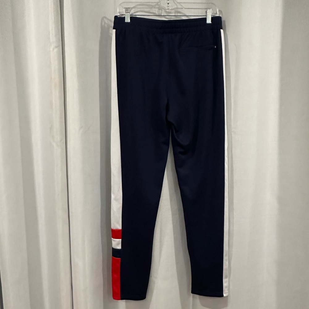 Fila Men Essentials Tracksuit Pants In Navy, White, Red Size Medium - Picture 6 of 10